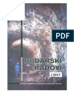 Rudarski Radovi 2015