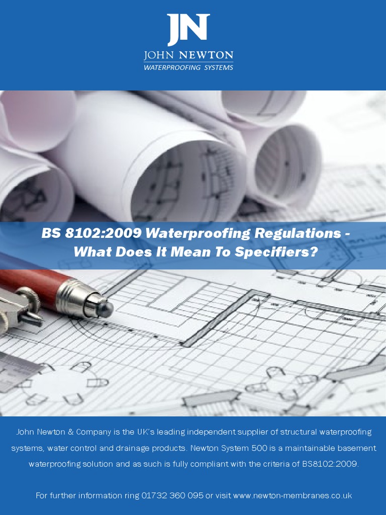 BS 8102:2009 Waterproofing Regulations - What Does It Mean To ...