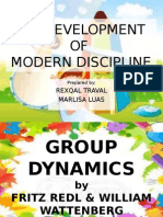 The Development OF Modern Discipline: Rexqal Traval Marlisa Luas