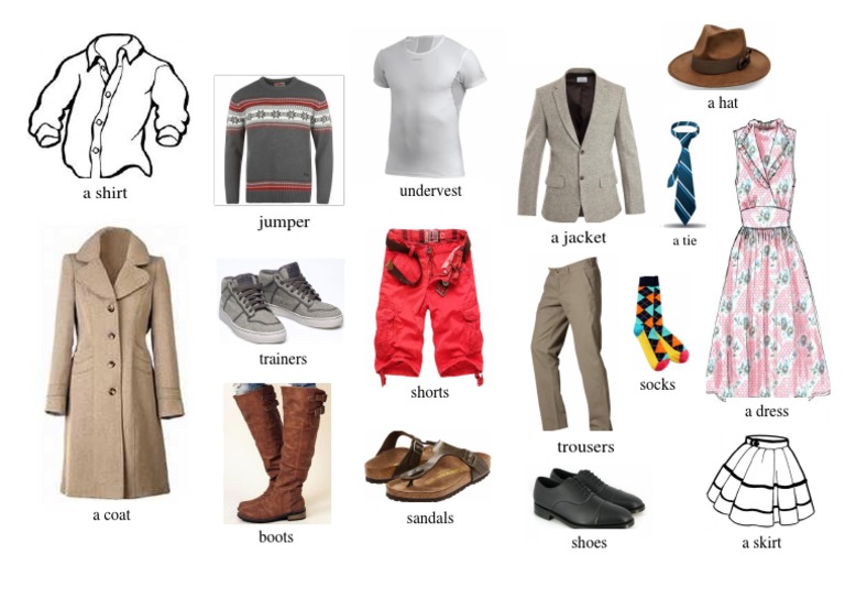 Clothing Items List and Types | PDF