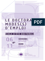 École d’été doctorale EED Unistra 2015 - Programme