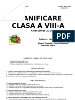 Planificare LB Lat Viiia Lat 2