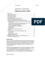 Lecture 6 - ISDN User Part in SS7: S38.3115 Signaling Protocols - Lecture Notes