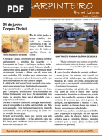 2º Informativo PSJO - O Carpinteiro