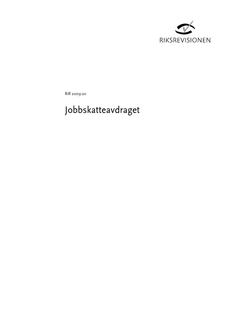 Jobbskatteavdrag PDF