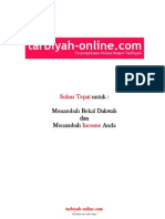 Tarbiyah Online, Dakwah & Income