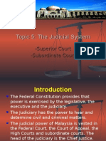 1) Judicial System - Amended 2013