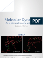 Molecular Dynamics: An in Silico Analysis of JD and Its Mutant