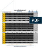 p90x3 Lean Schedule