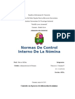 INFORME DE NOMINA normas de control interno.docx