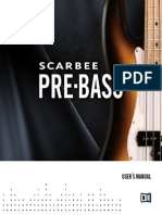 Scarbee Pre-Bass Manual