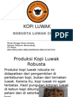 Kopi Luwak Banyuwangi