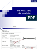 Writing Folder-FCE Workshop-Letter of Application