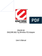 ENCORE 802.11g Wireless PCI Adapter 