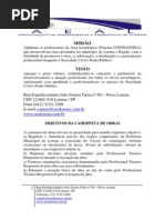 Objetivos Da Caderneta de Obras