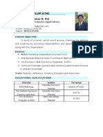 Praveenkumar's CV