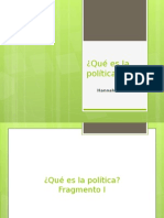 Qué Es La Política