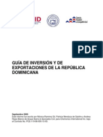 Guia de Inversion y de Exportaciones de La Republica Dominicana Usaid 2005