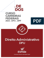 Federais Guia de Estudos Direito Administrativo DPU