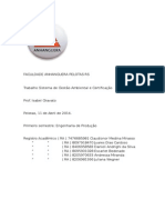 Trabalho Sistema de Gestão Ambiental e Certificação Poluição Global (1)