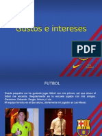 Gustos e Intereses