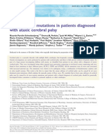 De Novo Point Mutations in Patients Diagnosed With Ataxic Cerebral Palsy