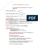 Elemente de Analiza Matematica