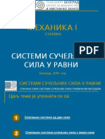 0310 - Системи сучељних сила у равни - Слагање сила система сучељних сила графичком методом