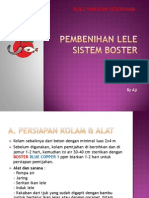 S.O.P Pembenihan Lele Sistem Boster PDF