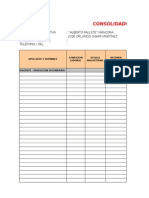 Consolidado de Asistencia Mes de Junio 2015