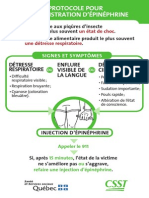 Protocole d'Administration de l'Épinéphrine