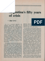 Jim Levy - Argentinas Fifty Years of Crisis