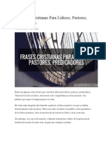 90 Frases pastorales