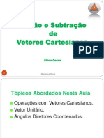 Adição e Subtração Vetorial No Plano Cartesiano