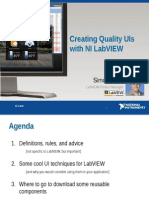 Creating Quality UIs With NI LabVIEW
