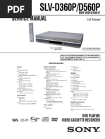 Videocasetera Sony VHS SLV-D360P