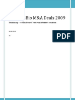 MnA Deals 2009 Review Os II
