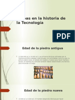 Etapas en La Historia de La Tecnología