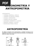 Ergonometría y Antropometría