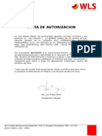 Carta Autorizacion