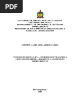 Tomada de Decisão - Uma Abordagem Utilizando a Linguagem Corporal Da Dança e a Gestão Do Conhecimento