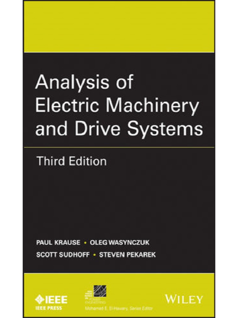 Analysis of Electric Machinery and Drives Systems | PDF