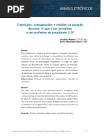 o Que é Ser Jornalista e Ser Professor