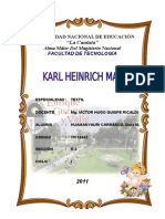Monografía - Karl Heinrich Marx