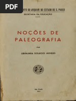 Noções de Paleografia