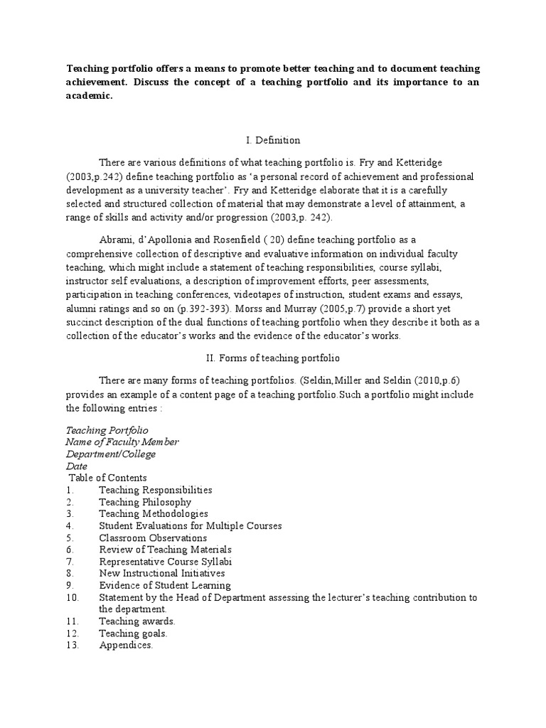 Example of an assignment layout picture