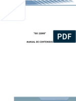ISO 22000 Ejemplo Manual