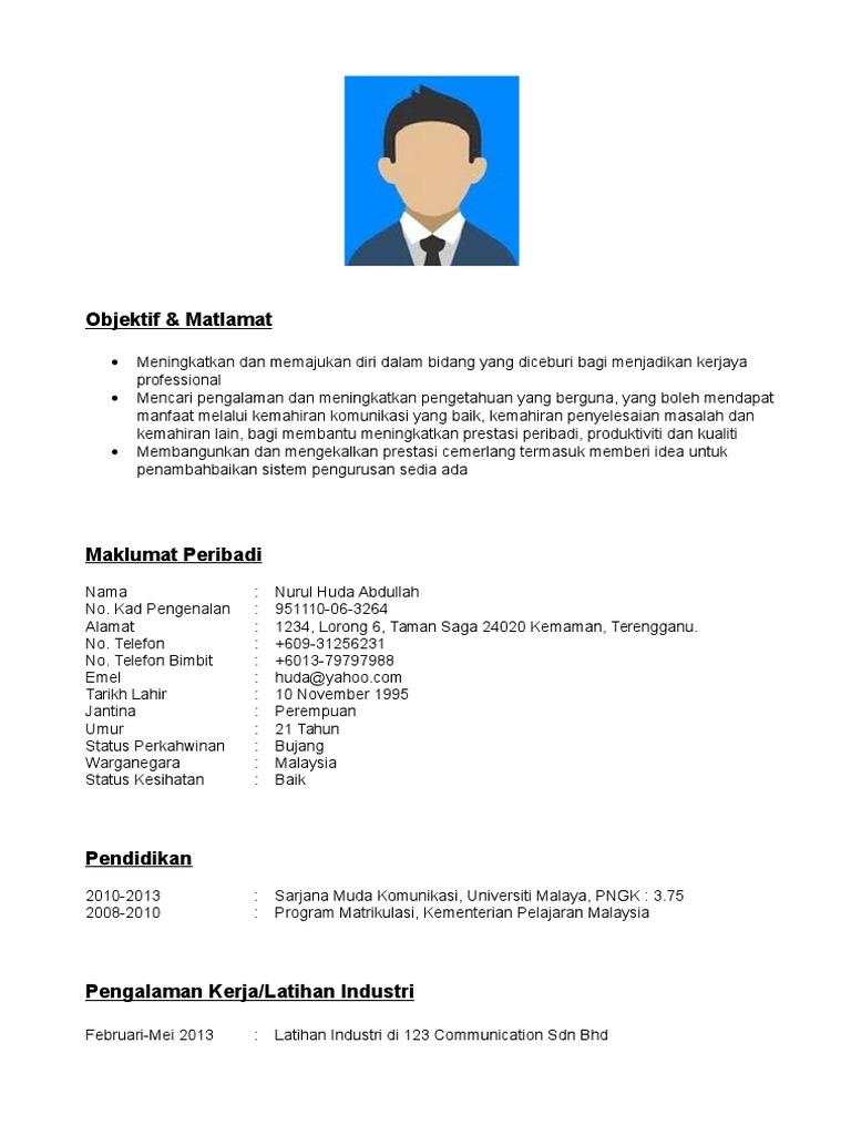 Contoh Resume Bahasa Melayu