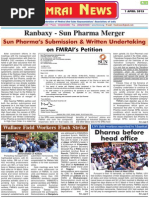Federation of Medical And Sales Representatives’ Associations of India - News_Apr_2015