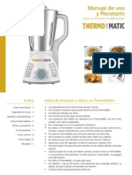 ThermoMatic multifunción manual y recetario